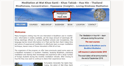 Desktop Screenshot of meditationinhuahin.org